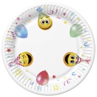 Taniere 18 cm '' Smajlíky a balóny '' /8 kusov