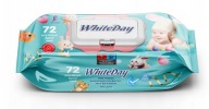 WhiteDay Rabbit vlhčené obrúsky s klipom, 72 kusov
