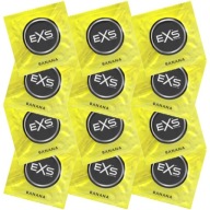 EXS BANANA vonné kondómy, príchuť banán, sada 25 ks, orál