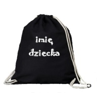 Bavlnená TAŠKA NA BATOH + TLAČ meno, logo