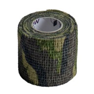 Samolepiaca stabilizačná súdržná bandáž YellowBAND 5cm camo zelená