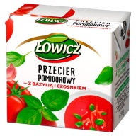 Łowicz Paradajkový pretlak, bazalka a cesnak v krabičke 500g