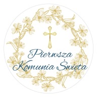 Nálepky PRVÉ SV. PRIJÍMANIE RUČNE VYROBENÉ 48 ks