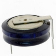 0,22F 5,5V kondenzátor ZLATÁ ČIAPKA R=10,5mm horizontálne x2ks