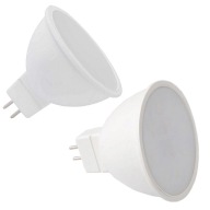 EcoLight Halogénová LED žiarovka MR16 Zásuvka 5W 12V Teplé farebné svetlomety