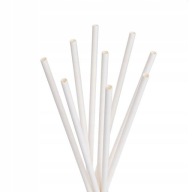 Ekologické papierové slamky EKO biele tuby na pitie 100 kusov 6mm