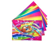 Farebný papier, výrez A4 8k RAINBOW Line