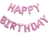 Fóliový balónik s nápisom HAPPY BIRTHDAY 1-99th narodeninám girlanda balóny
