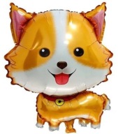 Fólia Balónik Dog Dog Gold 50x68 cm Narodeniny