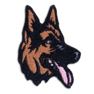 Nažehľovacia nášivka na vyšívanie Nemecký ovčiak