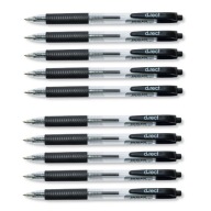 Čierne automatické guľôčkové pero 0,7 mm Sada 10 kusov