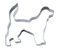 Formička v tvare psíka - ZLATÝ RETRIEVER 7,5 cm