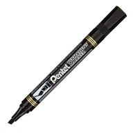 Permanentný popisovač Pentel N860, skosený - čierny