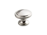 Okrúhla nábytková kľučka, brúsený nikel INOX 30mm ATM GM-350