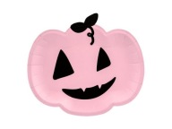 PAPIEROVÉ TANIERE, RUŽOVÁ TEKVICA, 6 KS, HALLOWEEN