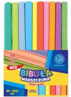 Krimpovaný hodvábny papier Astra Krepový papier 10 Col Set Pastel 25x200 cm Astra
