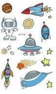 Umývateľné tetovanie pre deti COSMOS ROCKET EC218