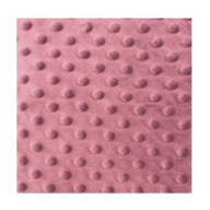 Fleece, materiál MINKY 53 - špinavá ružová, super mäkká