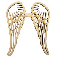 Drevené anjelské krídla 12x10cm Macrame Base Angel Wings
