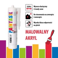 Akryl s výhodami silikónu PAINTASIL biely silakryl 310 ml Fome Flex