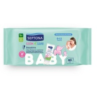 SEPTON Vlhčené obrúsky pre deti, 60 kusov