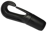 KARABÍNA PVC SVORKA 8 mm ČIERNA 13984