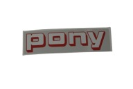 NÁLEPKA NA MOTOR PONY M1 M2 M3 301 PONY ČERVENÁ