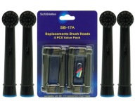4x NÁSTROJE NÁHRADNÉ HLAVY KEFEK ORAL-B CLEAN PRO