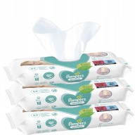 Pampers Sensitive vlhčené obrúsky 3 x 52 ks