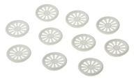 PLASTOVÝ NÁBYTOK VENTIL 40 mm BIELY 10 kusov