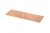 Medený plech medený Cu plech 1mm - 20x5cm | formát 200x50x1mm