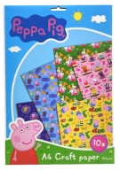 Prasiatko Peppa Sada 10 listov A 4 plast pre kreatívne práce Vyhráva