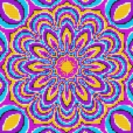 Diamantový obraz Výšivka Diamantový obraz kvet 30x30cm + doplnky TINY FUN