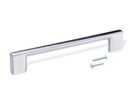 Moderná chrómová nábytková úchytka Techno 160 mm