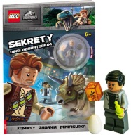 Kniha LEGO Jurský svet Tajomstvá Dinolaboratória + DOKTOR WU - KD