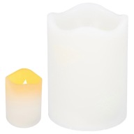 LED sviečka, sviečka na batérie, časovač, baterka, elektrická vložka, plameň, 9 cm