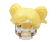 Lego New Hair Blond Bright Light Yellow 2 little poníky girl 35701