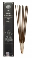 INDICKÉ PEĽOVÉ KADIDLÁ HEM CHAMPA BLACK 15 gramov