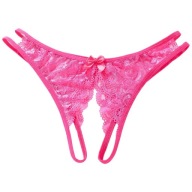 SEXY RUŽOVÉ ČIPKOVÉ OTVORENÉ XL NOHAVIČKY