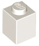 LEGO 1X1 WHITE 3005 CENA ZA 2 KUSY