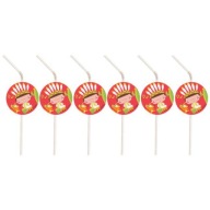 INDICKÉ NArodeninové SLAMKY, Indická PÁRTY 6 ks
