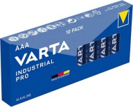 10x alkalická batéria Varta Industrial AAA (LR03)