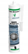 Akrylátový silikón do sadrokartónu DEN BRAVEN, biely, 280ml