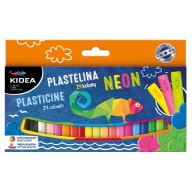 PLASTICINOVÁ MIX 24 FARIEB KIDEA SCHOOL DERFORM