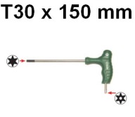 Kľúč TORX T30, TX30 s rukoväťou Jonnesway H10MT30150