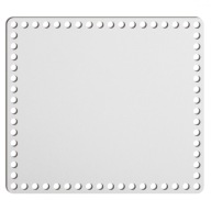 biely základný košík dno 25x28cm HDF obdĺžnik