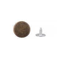 Hladký gombík ANTIQUE s cvokmi 14MM 1508