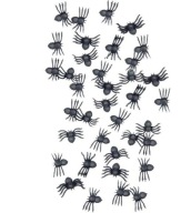 PLASTOVÉ PAVÚKY 70 ks. HALLOWEENSKÉ DEKORÁCIE