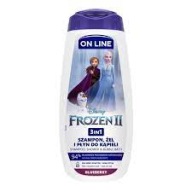 Sprchový gél On Line 3v1 Frozen II Blueberry 400 ml