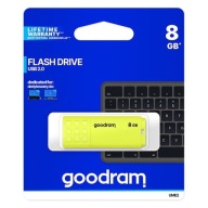 Goodram USB flash disk, USB 2.0, 8GB, UME2, žltý,